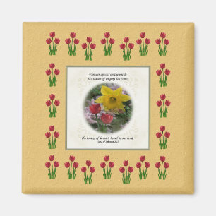 Song of Solomon 2:12 Magnet