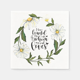 Song of Solomon 3:4 I have found the One Napkin