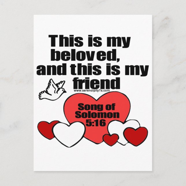 Song of Solomon 5:16 Postcard (Front)