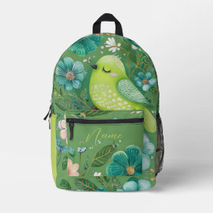 Song Of Spring Printed Backpack