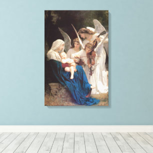 Song of the Angels (1881) by Bouguereau Canvas Print