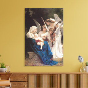 Song of the Angels (1881) by Bouguereau Canvas Print