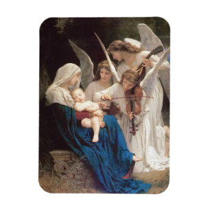 Song of the Angels (1881) by Bouguereau Magnet