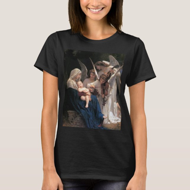 Song of the Angels (1881) by Bouguereau T-Shirt (Front)