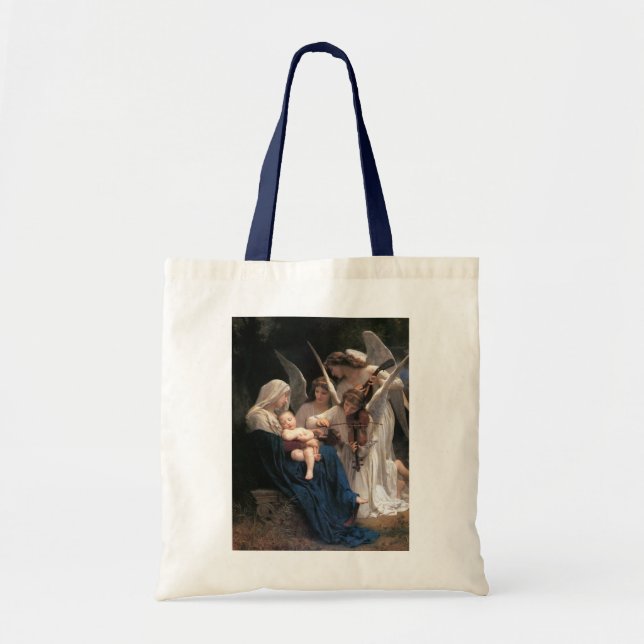 Song of the Angels (1881) by Bouguereau Tote Bag (Front)