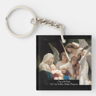 Song of the Angels Bouguereau Key Ring