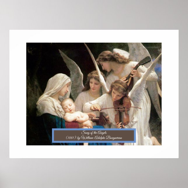 Song of the Angels Bouguereau Poster (Front)