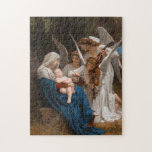 Song of the Angels by William-Adolphe Bouguereau Jigsaw Puzzle<br><div class="desc">William Adolphe Bouguereau - Song of the Angels,  1881. William-Adolphe Bouguereau was a French academic painter. In his realistic genre paintings he used mythological themes,  making modern interpretations of classical subjects,  with an emphasis on the female human body.</div>