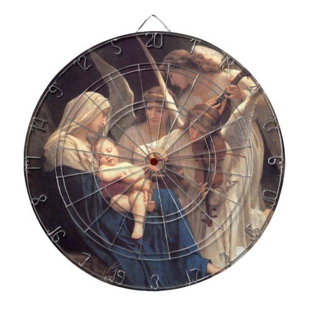 Song of the Angels (Vintage Art) Dartboard (Front)