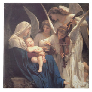 Song of the Angels (Vintage Art) Tile