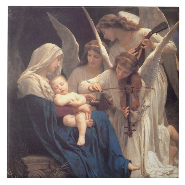Song of the Angels (Vintage Art) Tile (Front)