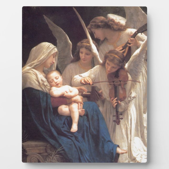 Song of the Angels - William-Adolphe Bouguereau Plaque (Front)