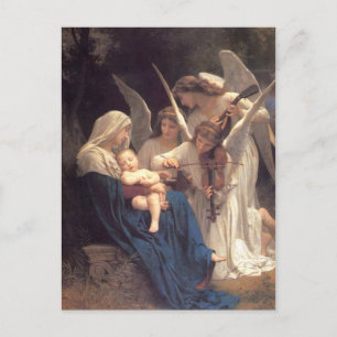 Song of the Angels - William-Adolphe Bouguereau Postcard