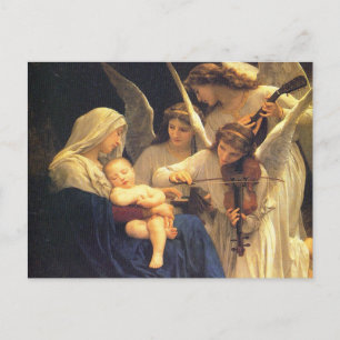 Song of the Angels, William-Adolphe Bouguereau Postcard