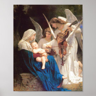 Song of the Angels - William-Adolphe Bouguereau Poster