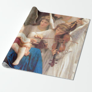 Song of the Angels - William-Adolphe Bouguereau Wrapping Paper