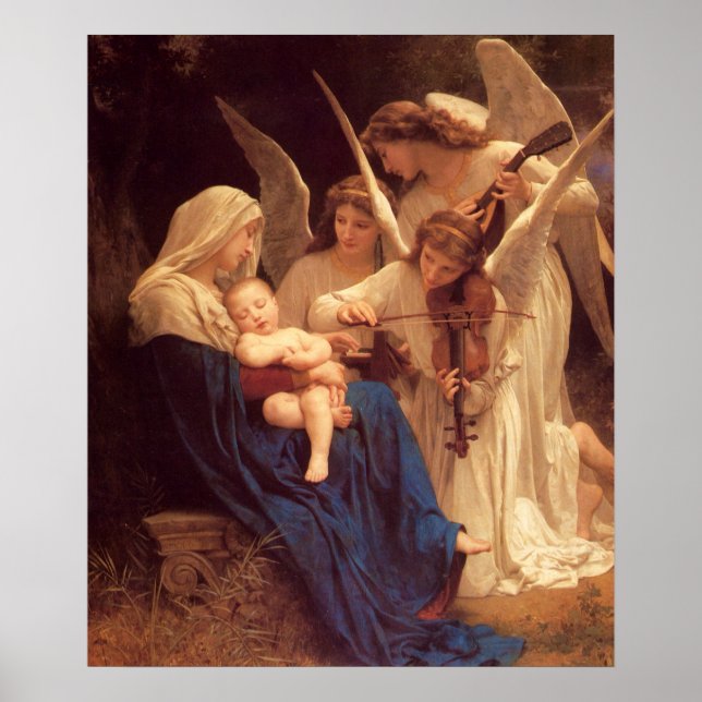 Song of the Angels William Bouguereau Fine Art Poster (Front)
