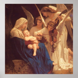 Song of the Angels -William Bouguereau Poster