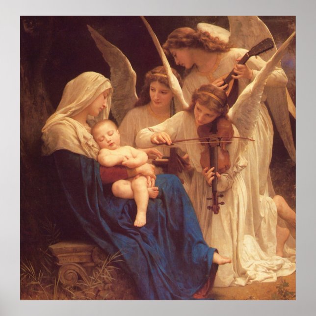 Song of the Angels -William Bouguereau Poster (Front)
