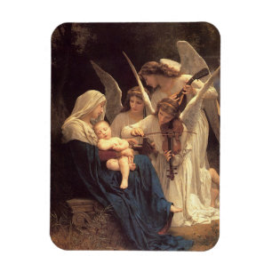 Song of the Angles Baby Jesus Christmas Magnet