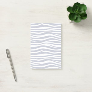 Song of the Sea Navy Blue Nautical Flowing Waves Post-it Notes