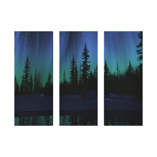 "Song of the Sky" Triptych Canvas