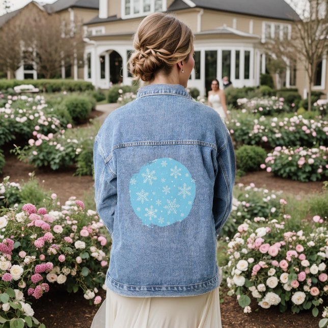 Song of the Snow Denim Jacket (Wedding Back)