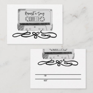 Song Request Tape Illustration Cards