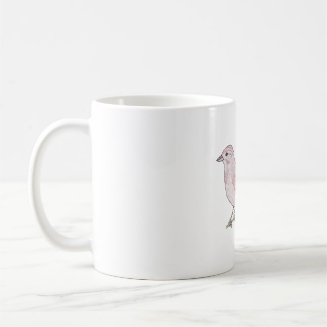 Song Sparrow bird art Coffee Mug (Left)
