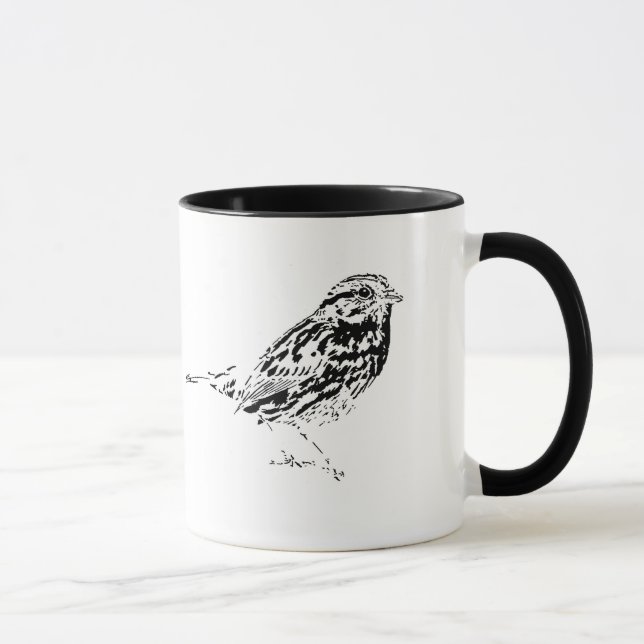 Song Sparrow Coffee Mug (Right)