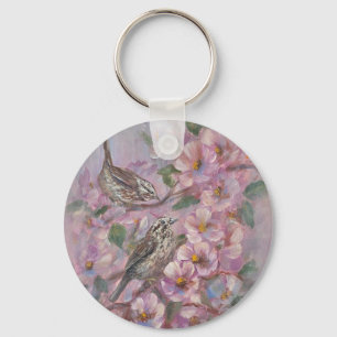Song Sparrow Key Ring