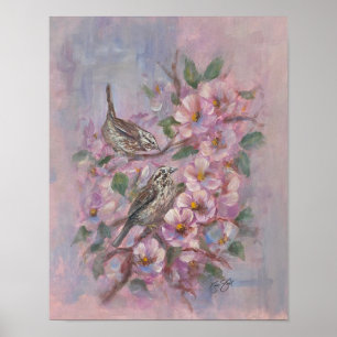 Song Sparrow Poster