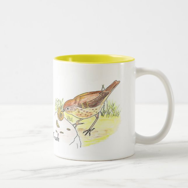 Song Thrush mug (Right)