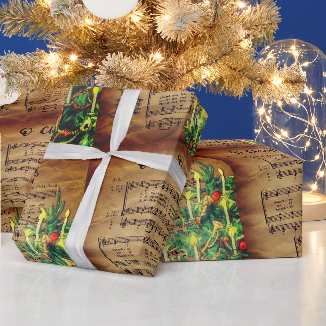 Song Tree Christmas Wrapping Paper (Holidays)