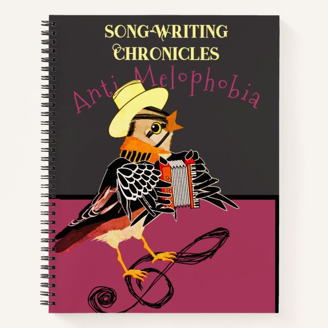 Song-Writing Chronicles | Journal Notebook  (Front)