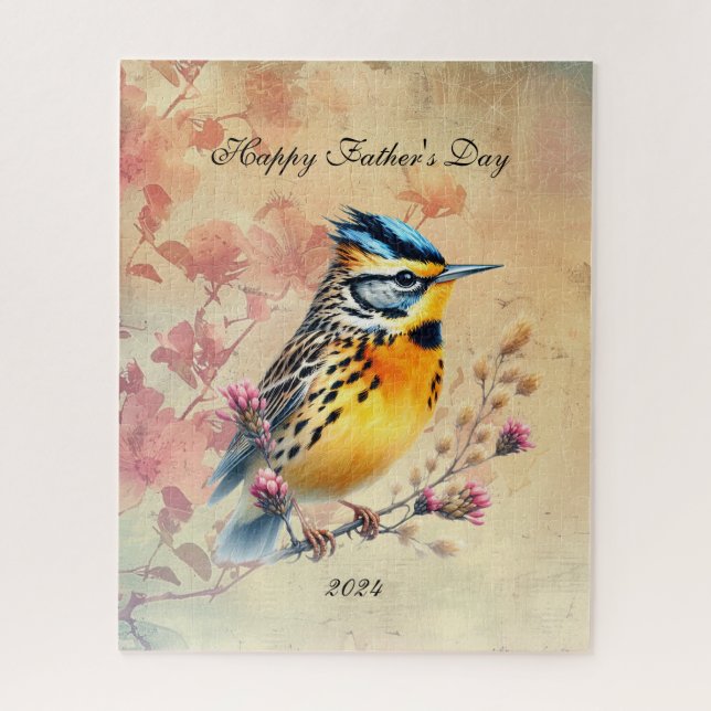 Songbird Happy Father's Day Puzzle (Vertical)