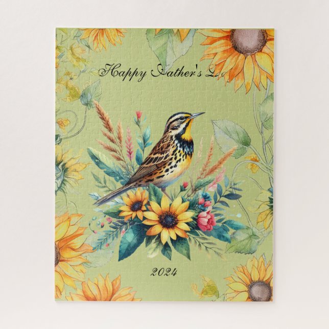 Songbird Happy Father's Day Puzzle (Vertical)