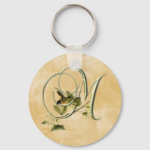 Songbird Initial M Key Ring
