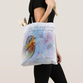 "Songbird of Hope" Tote Bag