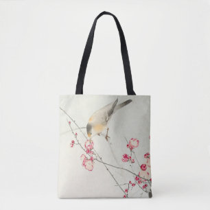 Songbird on Blossom Branch by Ohara Koson Tote Bag