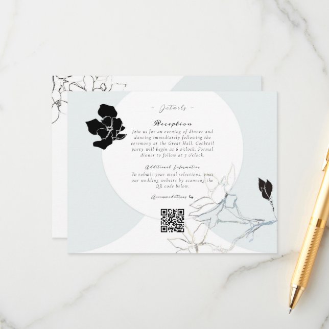Songbirds Magnolias | Enclosure Card w/QR Codes (Front/Back In Situ)