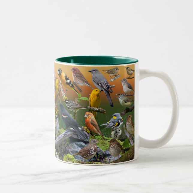 Songbirds of the West Two-Tone Coffee Mug (Right)