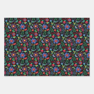 Songbirds Wrapping Paper Sheet