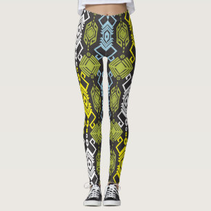 Songket Tenun: Traditional Indonesian Motif. Leggings