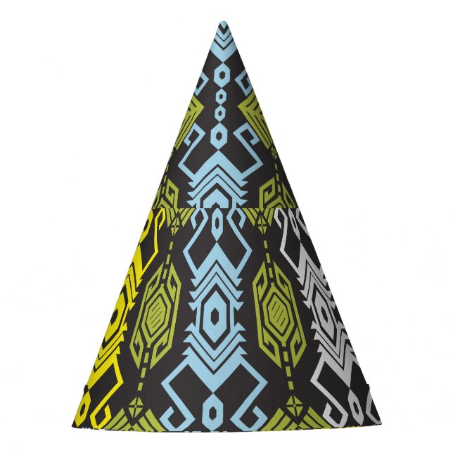 Songket Tenun: Traditional Indonesian Motif. Party Hat (Front)