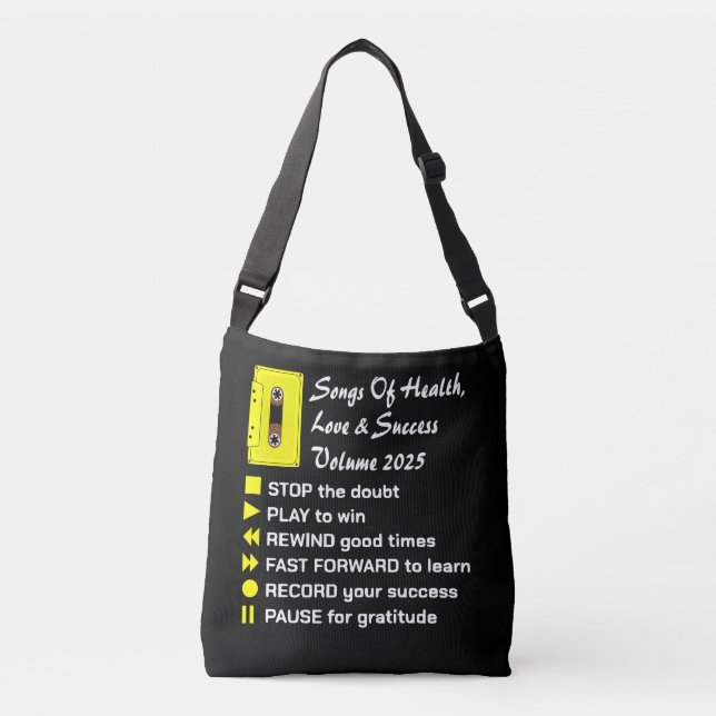 Songs Of Health, Love & Success 2025 Crossbody Bag (Front)