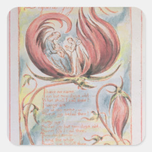 Songs of Innocence; Infant Joy, 1789 Square Sticker