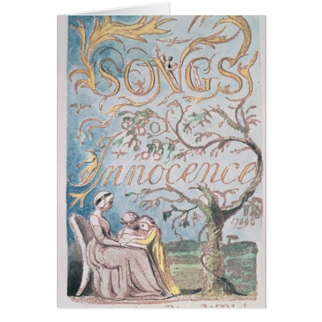 Songs of Innocence; Title Page, 1789 (Front)