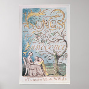Songs of Innocence; Title Page, 1789 Poster