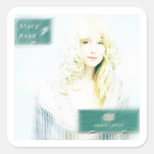 Songs that stick in your head, Story Road Square Sticker (Front)
